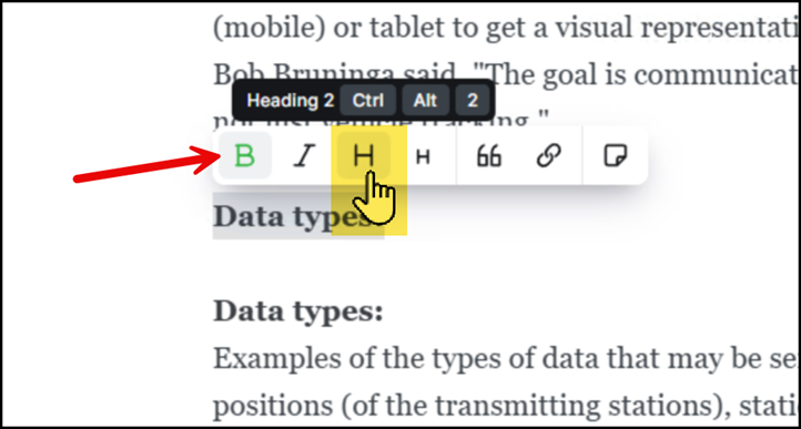 Headings - How APRS Works - Insert Section